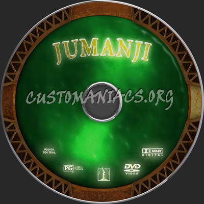 Jumanji dvd label