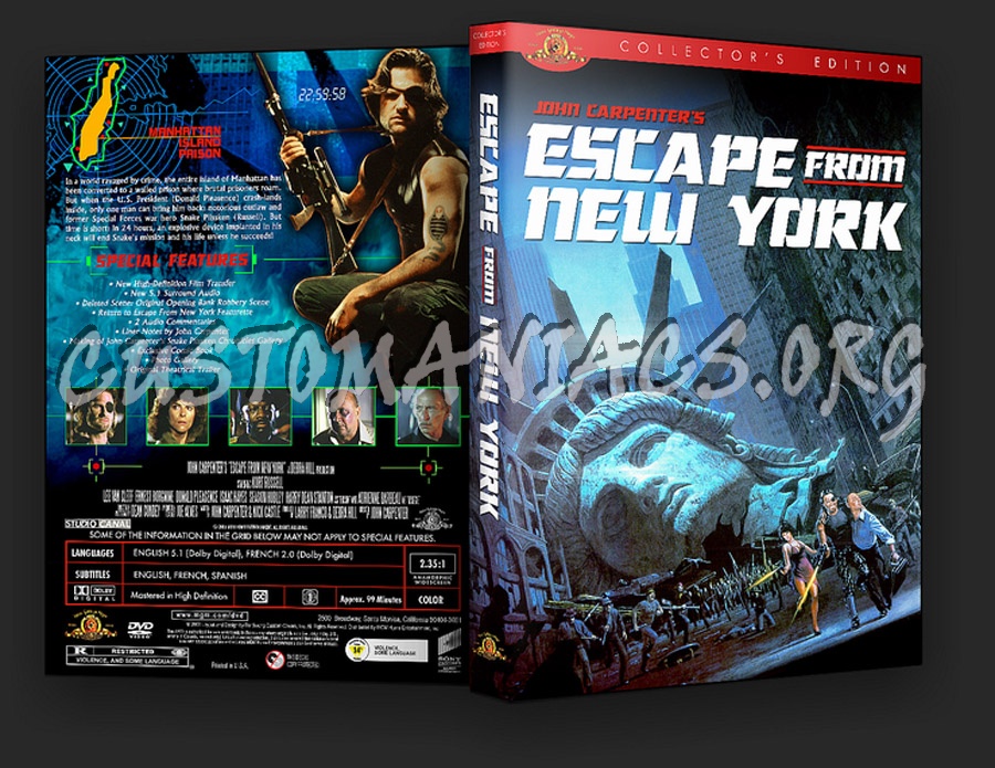 Escape from New York and L.A. Collection dvd cover