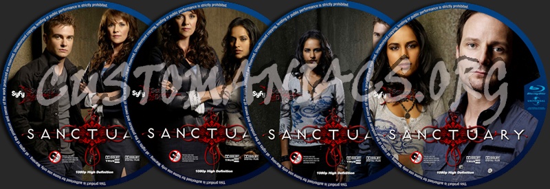 Sanctuary - Season 2 dvd label