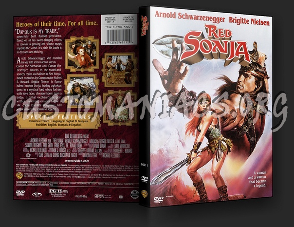 Red Sonja dvd cover