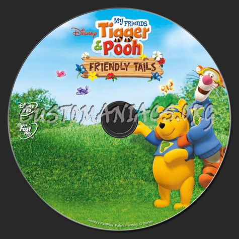 My Friends Tigger & Pooh: Friendly Tails dvd label