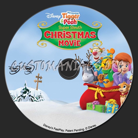 My Friends Tigger & Pooh: Super Sleuth Christmas Movie dvd label