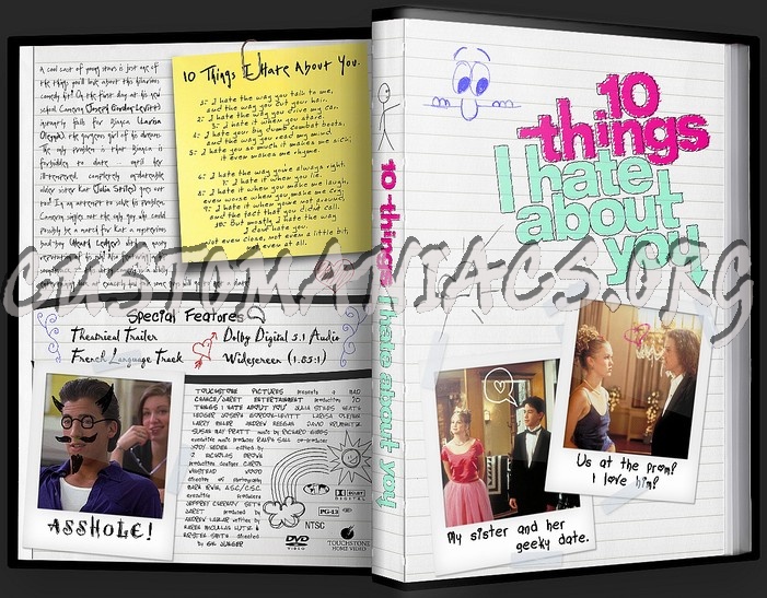 10 Things I Hate About You dvd cover