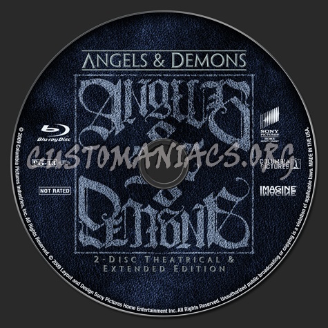 Angels & Demons blu-ray label