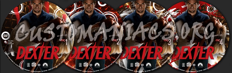 Dexter - Season 5 dvd label