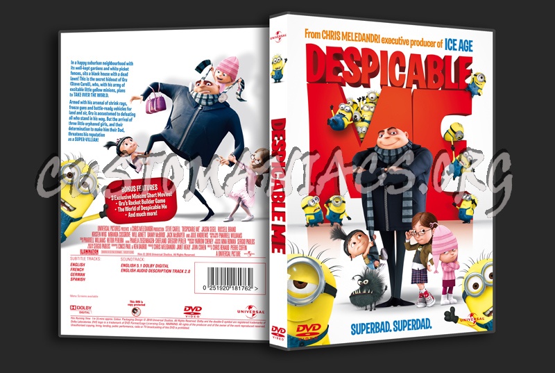 Despicable Me dvd cover