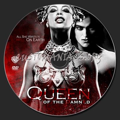 Queen Of The Damned dvd label