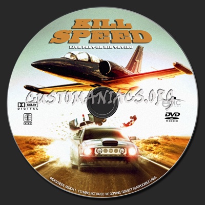 Kill Speed dvd label