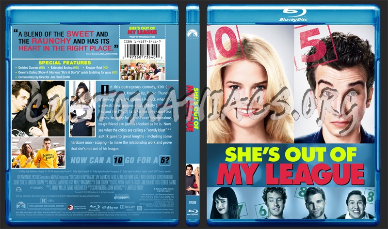 She's Out Of My League blu-ray cover