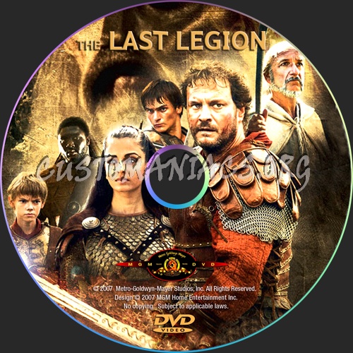 The Last Legion dvd label