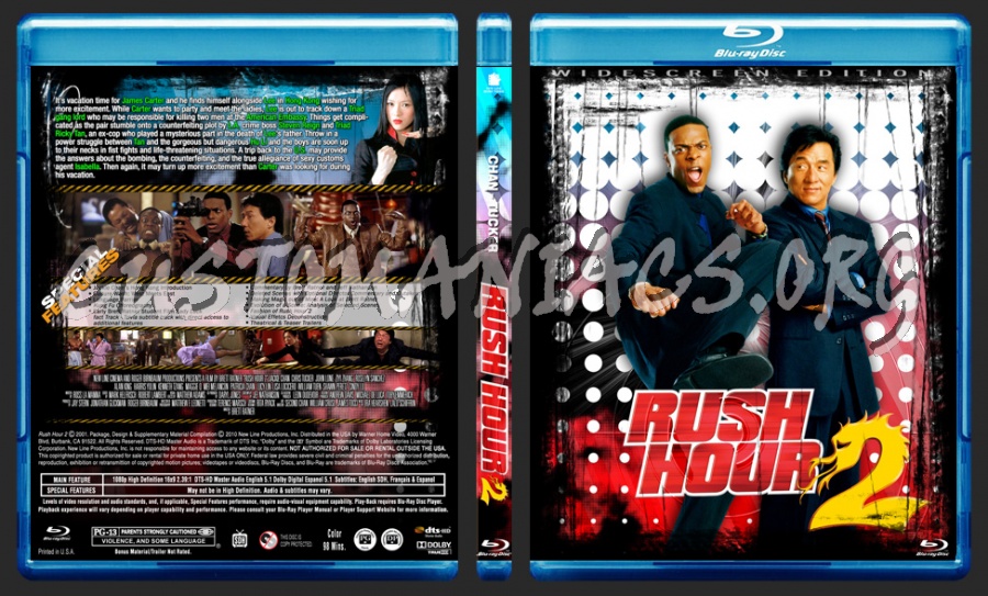 Rush Hour 2 blu-ray cover