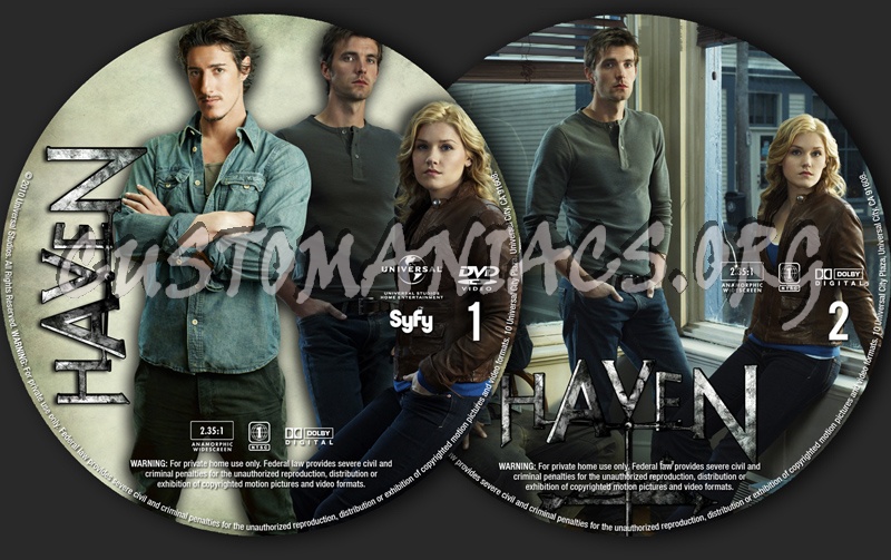 Haven - Season 1 dvd label