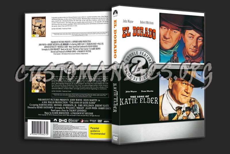 El Dorado / The Sons of Katie Elder dvd cover