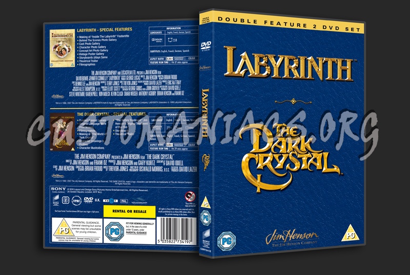 Labyrinth / The Dark Crystal dvd cover