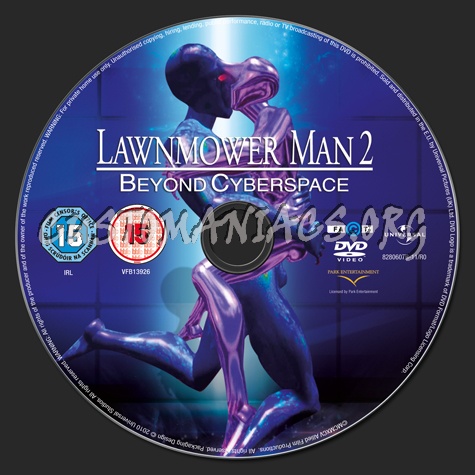 Lawnmower Man 2 dvd label