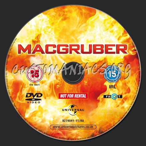 Macgruber dvd label