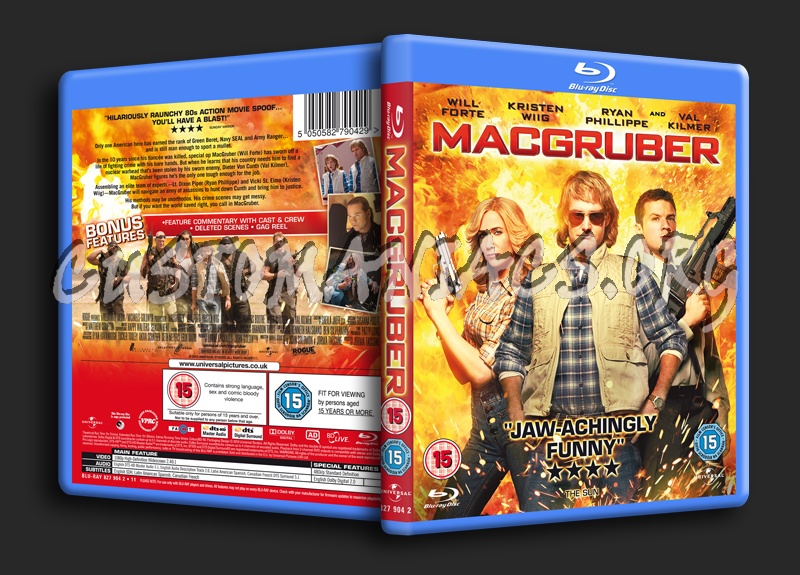 Macgruber blu-ray cover