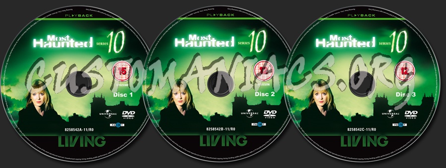 Most Haunted Series 10 dvd label