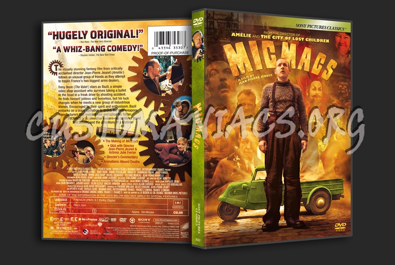 Micmacs dvd cover