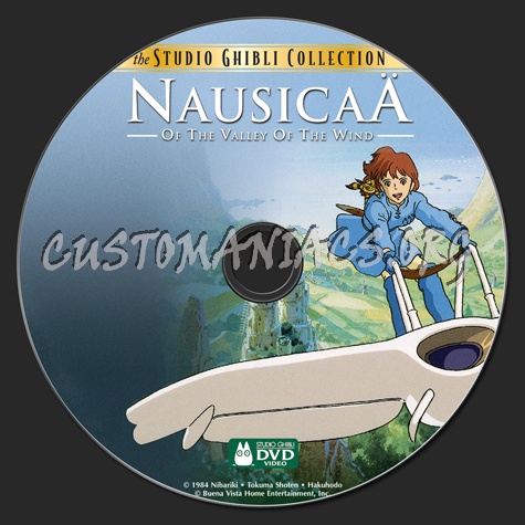 Nausicaa of the Valley of the Wind dvd label