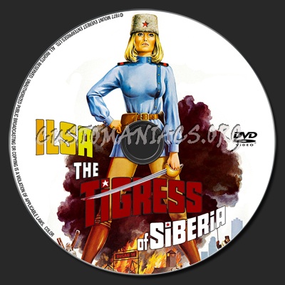 Ilsa The Tigress of Siberia dvd label