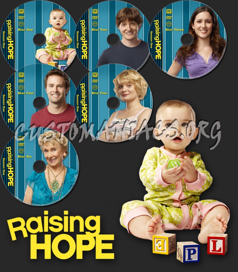 Raising HOPE - TV Collection dvd label