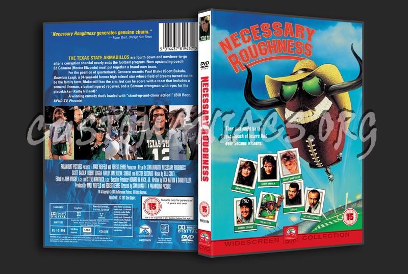 Necessary Roughness dvd cover