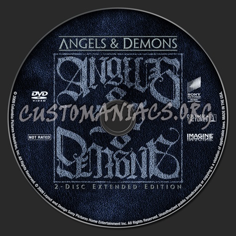 Angels & Demons dvd label