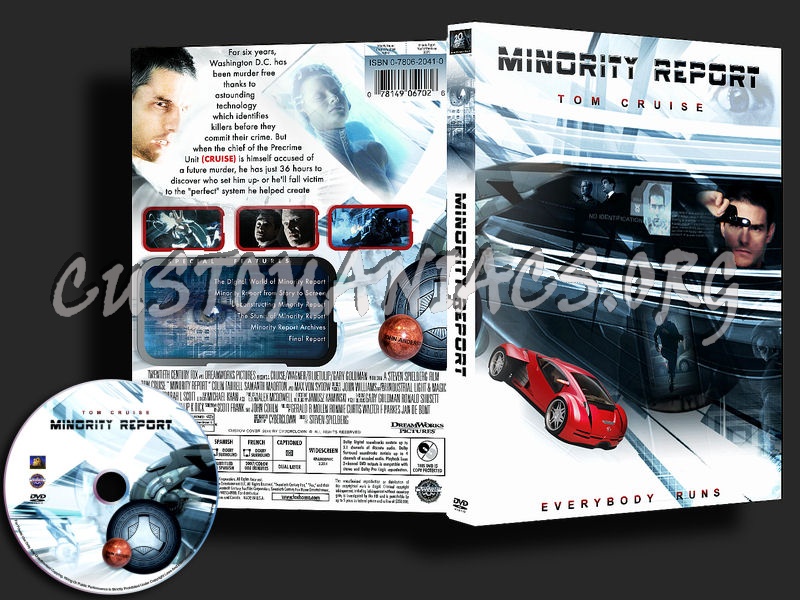 Minority Report dvd cover