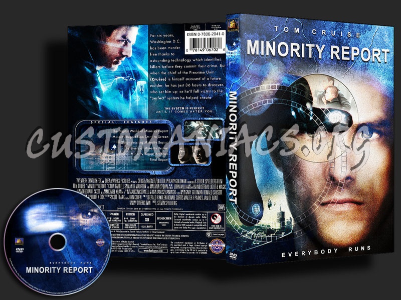 Minority Report dvd cover