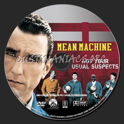 Mean Machine dvd label