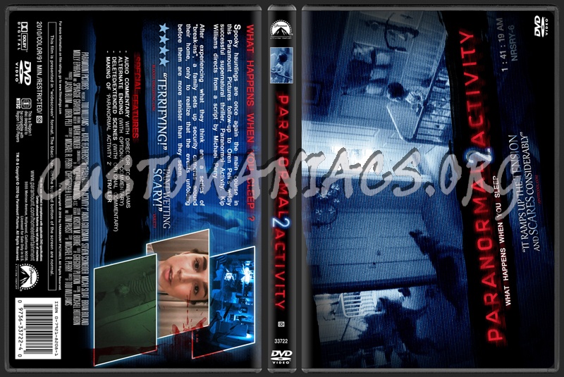 Paranormal Activity 2 dvd cover