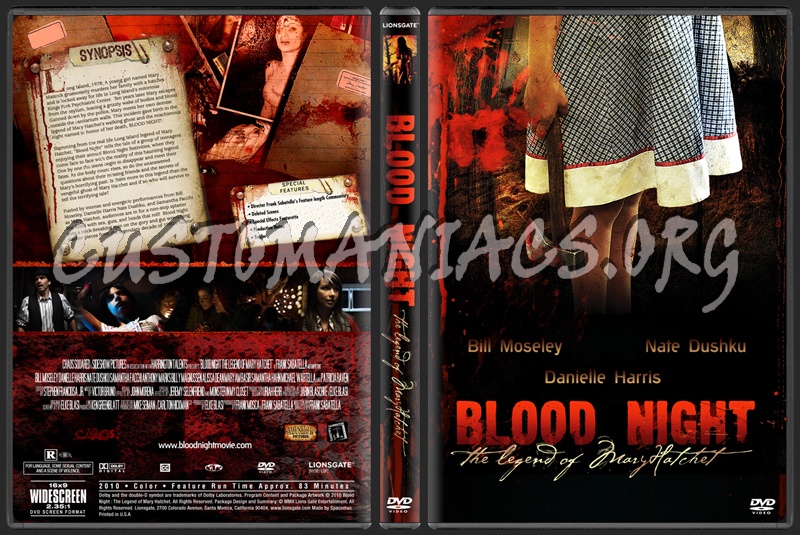 Blood Night:The Legend of Mary Hatchet dvd cover
