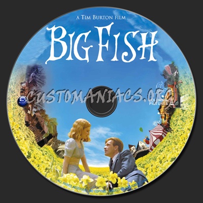 Big Fish blu-ray label