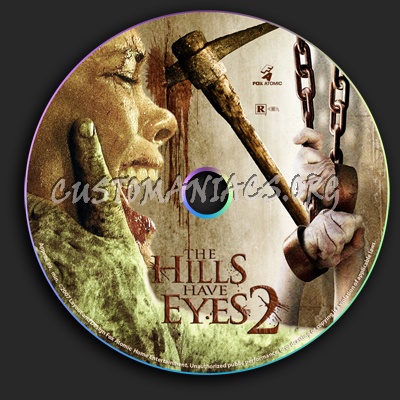 The Hills Have Eyes 2 dvd label