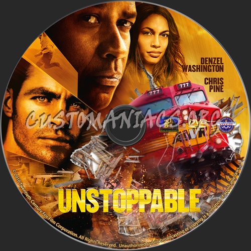 Unstoppable dvd label