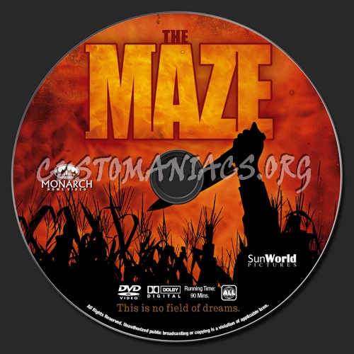 The Maze dvd label