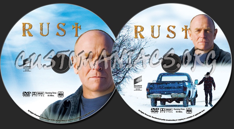 Rust dvd label