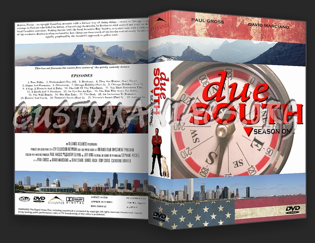 Due South Seasons 1-3 dvd cover