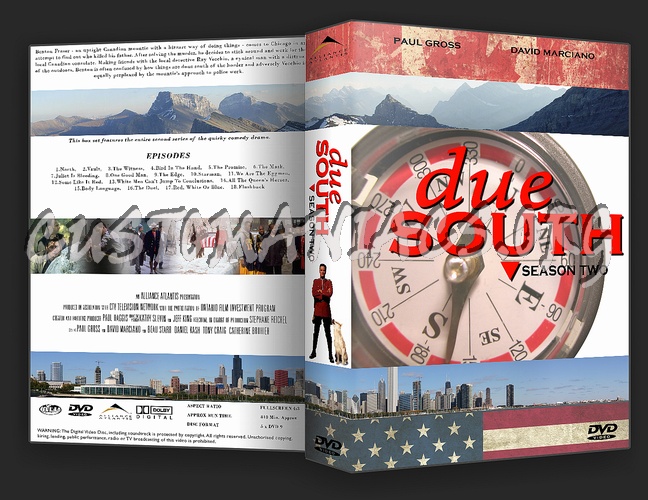 Due South Seasons 1-3 dvd cover