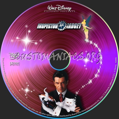 Inspector Gadget dvd label