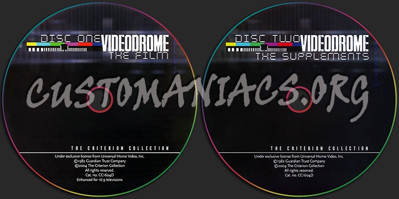248 - Videodrome dvd label