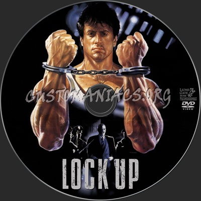 Lock Up dvd label