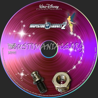 Inspector Gadget 2 dvd label