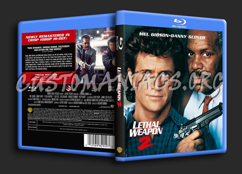 Lethal Weapon 2 blu-ray cover