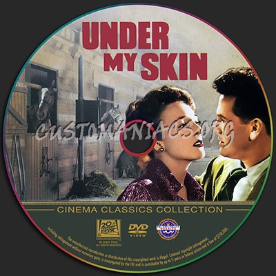 Under My Skin dvd label