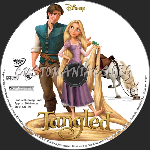 tangled dvd disc