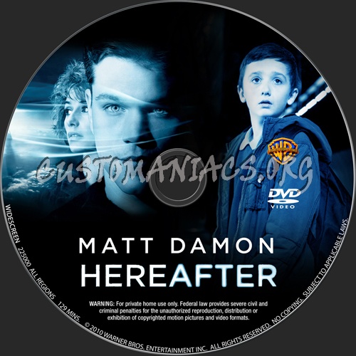 Hereafter dvd label