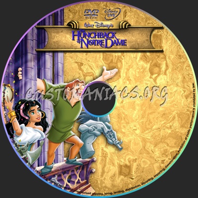 Hunchback of Notre Dame dvd label