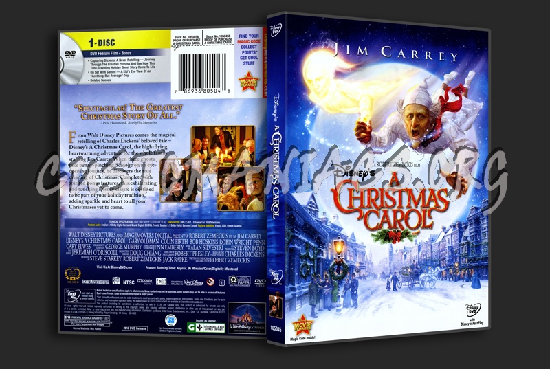 A Christmas Carol dvd cover